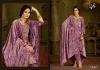 Zara By Fourdots Semi Makhamal Beads Work Designer Salwar Suits